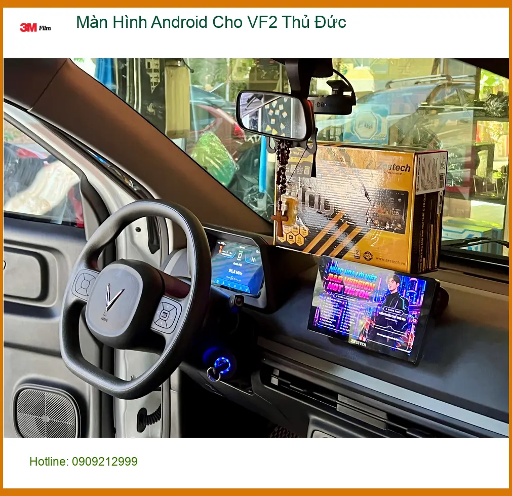 Anh Minh nâng cấp Màn Hình Android cho VinFast VF2 ở Thủ Đức ảnh thực tế 2
