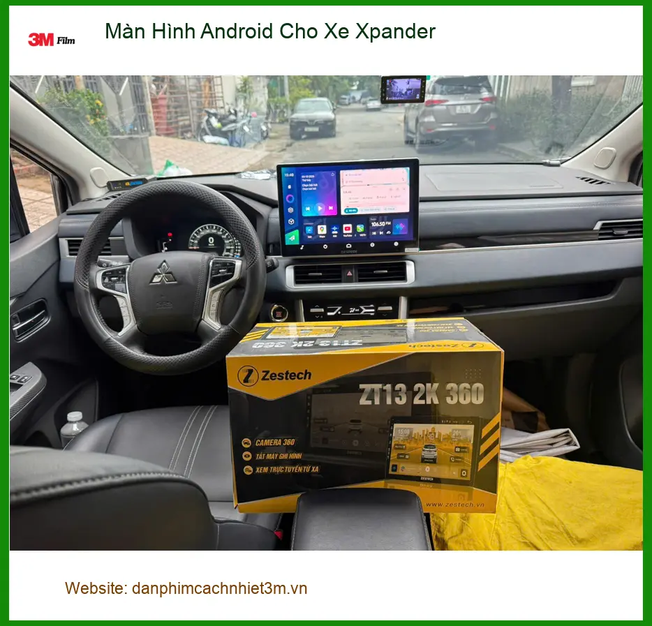 Anh Quang lắp Màn Hình Android cho Xpander tại Quận Thủ Đức vì màn hình zin quá cũ