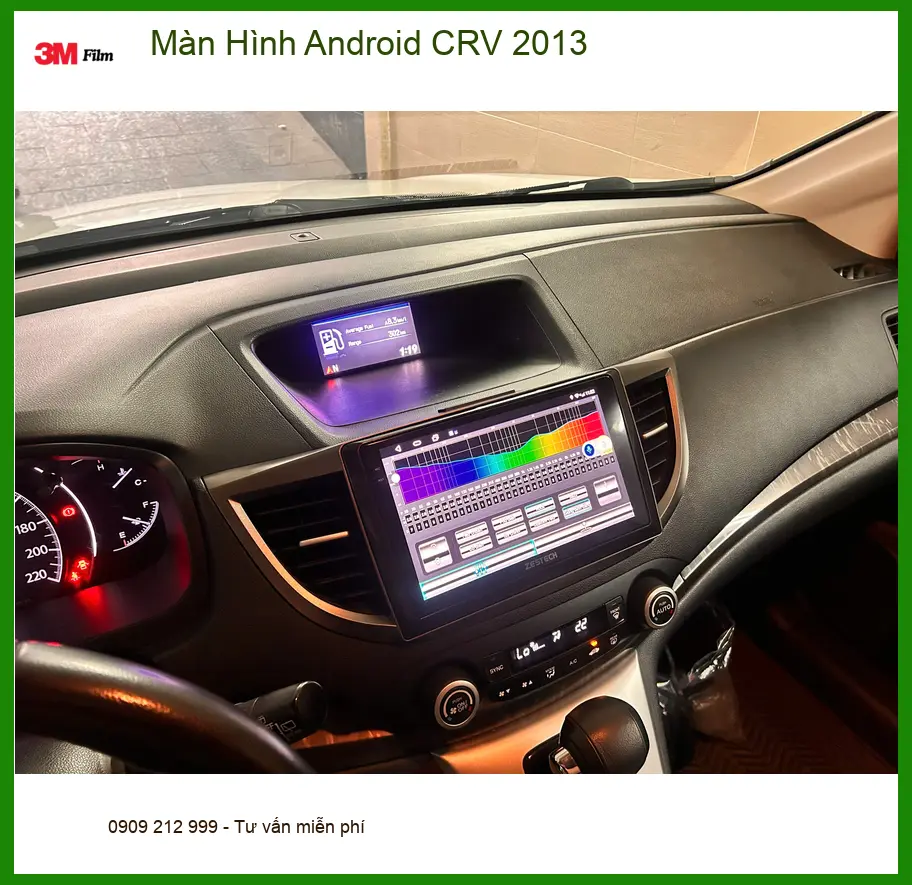 Chú Bình Minh nâng cấp Màn Hình Android CRV 2013 tại Quận 12 để xem YouTube