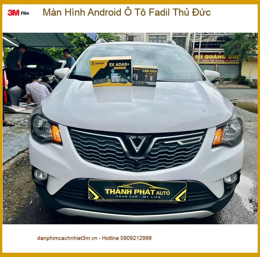 Chị Thảo lắp Màn Hình Android Ô Tô Fadil tại Thủ Đức để xe tiện nghi hơn ảnh thực tế 3