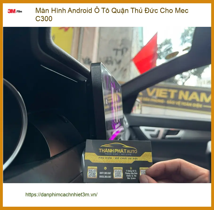 Chị Kiều nâng cấp Màn Hình Android Ô Tô cho Mec C300 tại Quận Thủ Đức ảnh thực tế 3