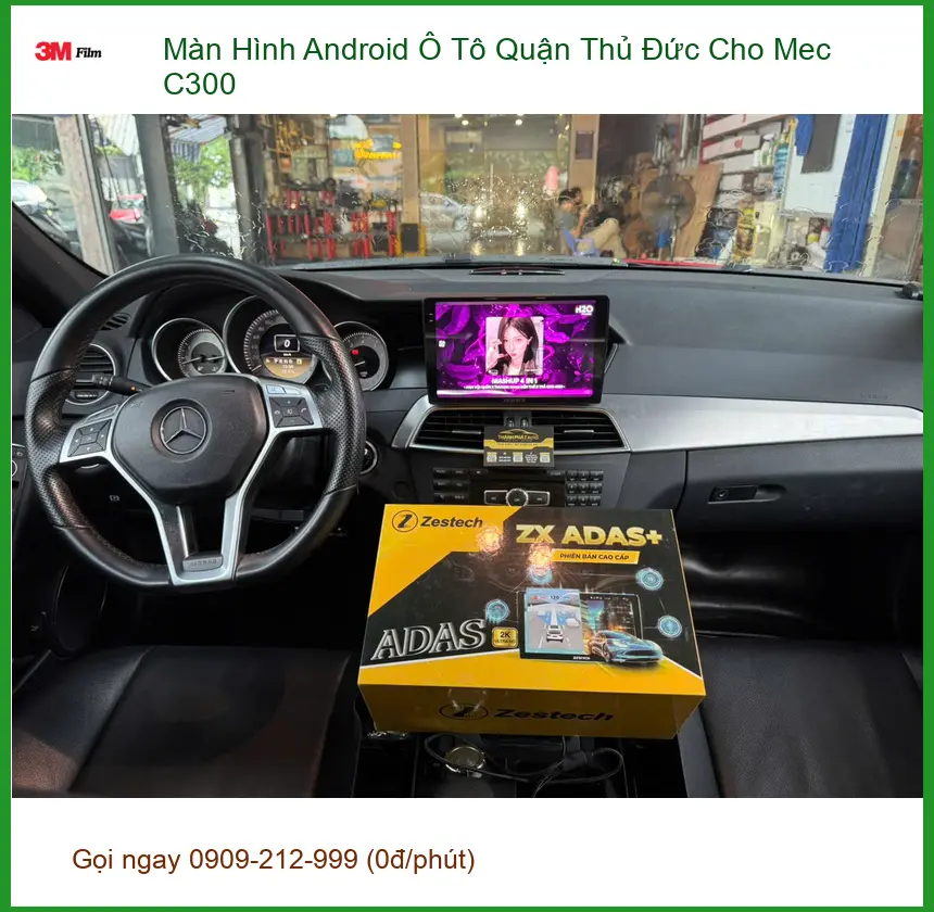 Chị Kiều nâng cấp Màn Hình Android Ô Tô cho Mec C300 tại Quận Thủ Đức ảnh thực tế 4