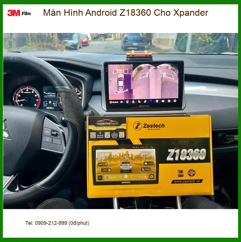 Chú Mạnh lắp Màn Hình Android Z18360 Cho Xpander tại Quận Thủ Đức ảnh thực tế 3