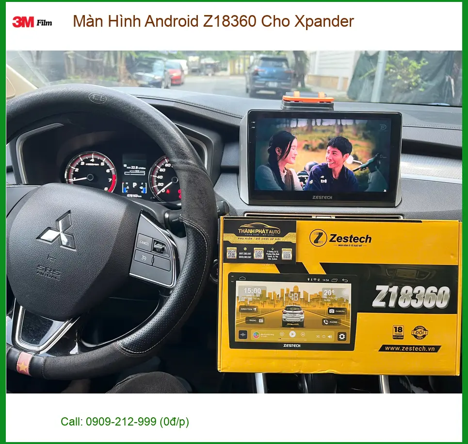 Chú Mạnh lắp Màn Hình Android Z18360 Cho Xpander tại Quận Thủ Đức ảnh thực tế 5
