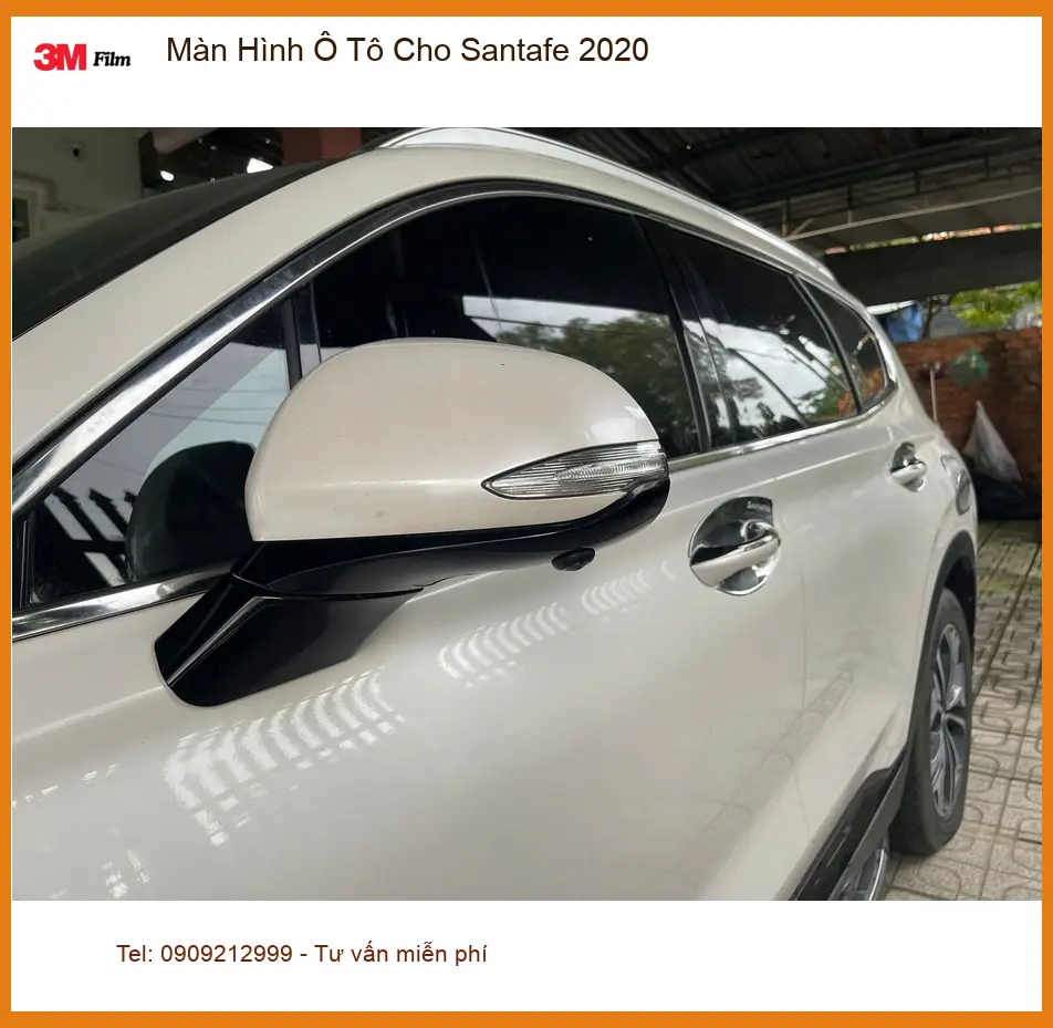 Anh Khải nâng cấp Màn Hình Ô Tô Santafe 2020 Quận 12 vì màn zin ít tính năng ảnh thực tế 2