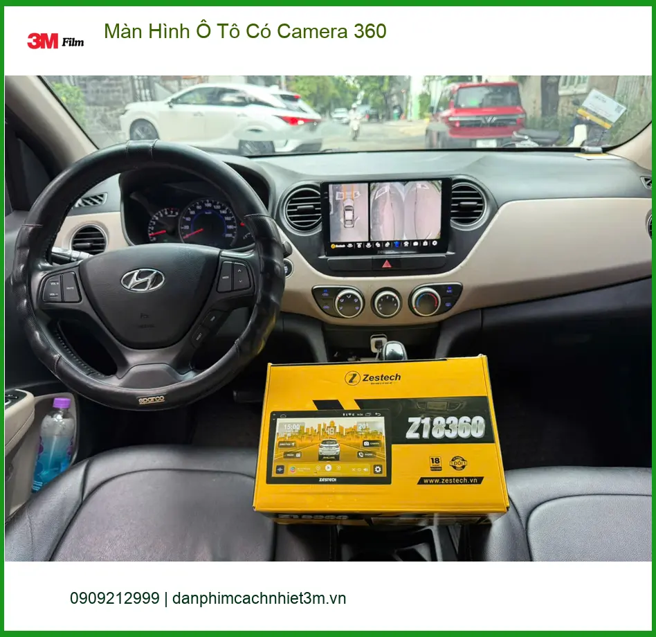 Anh Duy lắp Màn Hình Ô Tô Có Camera 360 cho Kia K3 ở Thủ Đức ảnh thực tế 2