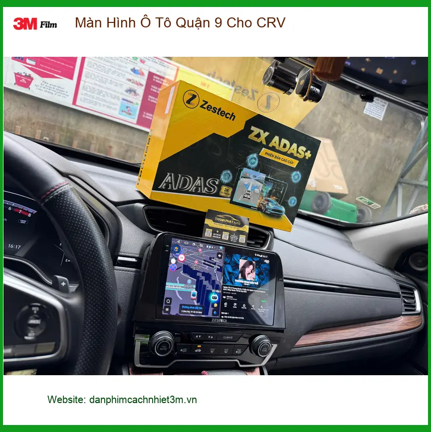 Anh Bách lắp màn hình ô tô cho CRV tại Quận 9 để nâng tầm trải nghiệm lái xe ảnh thực tế 3
