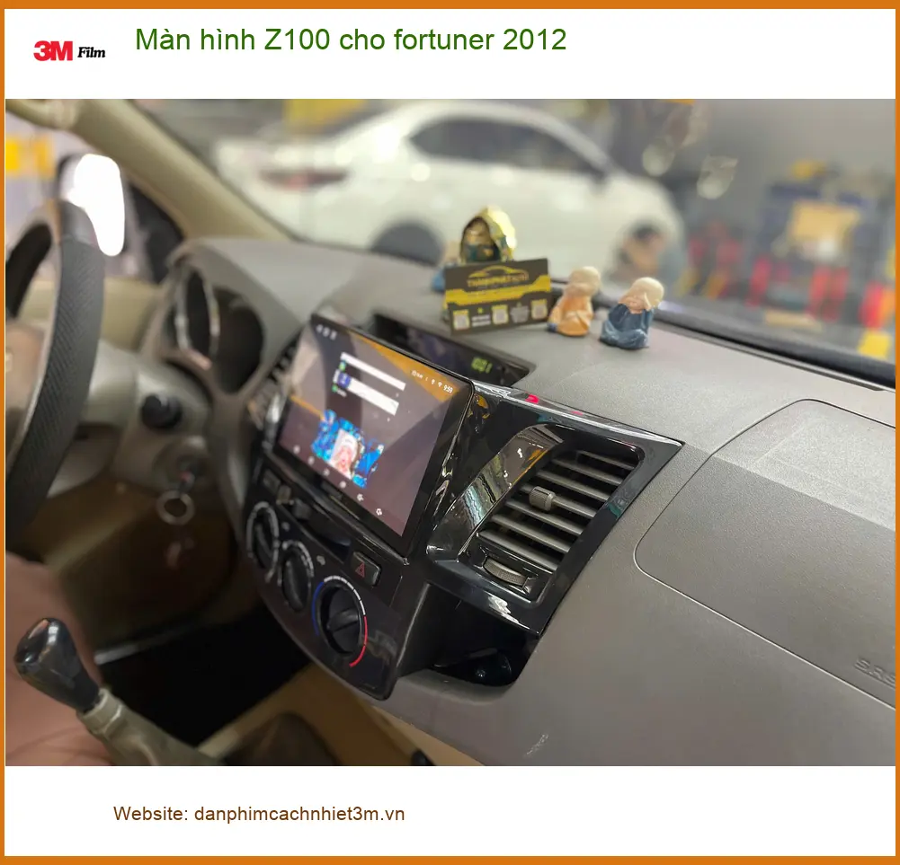 Anh Gia lắp Màn hình Z100 cho Fortuner 2012 tại Tân Bình xem bản đồ tiện lợi ảnh thực tế 4