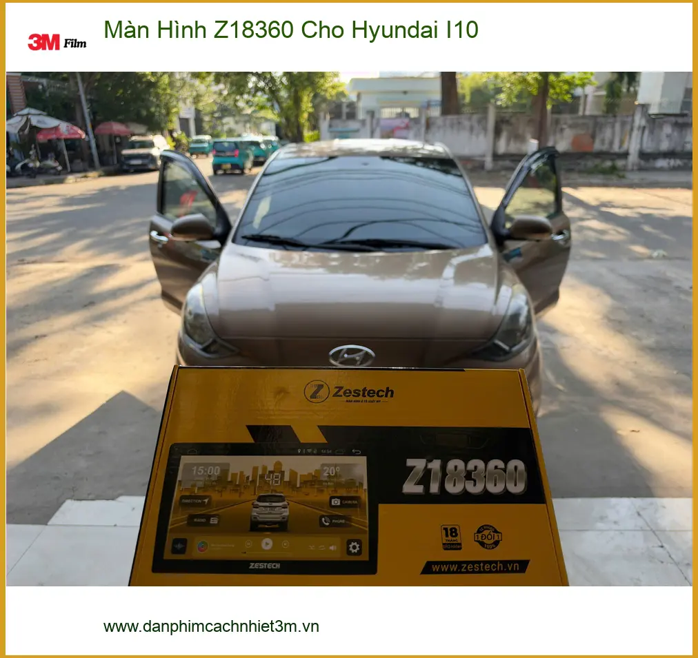 Chị Thảo nâng cấp màn hình Z18360 cho Hyundai I10 Quận 9 để có giải trí đỉnh cao ảnh thực tế 4