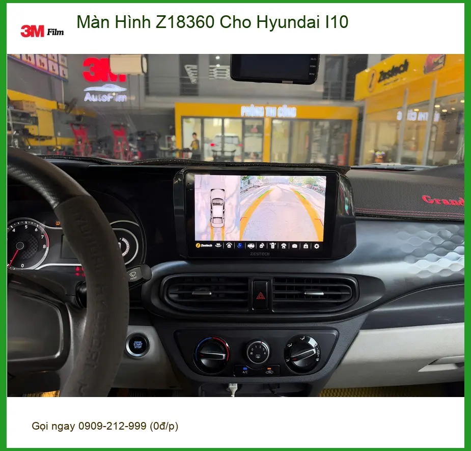 Chị Thảo nâng cấp màn hình Z18360 cho Hyundai I10 Quận 9 để có giải trí đỉnh cao ảnh thực tế 5