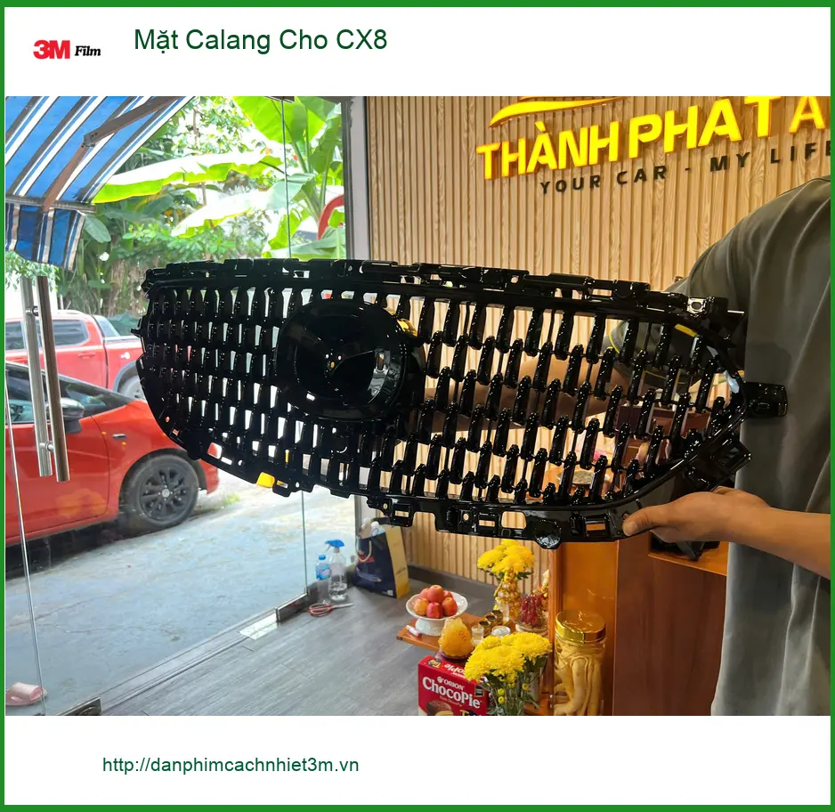 Chị Thảo độ Mặt Calang CX8 tại Thủ Đức để xe trông khỏe khoắn hơn