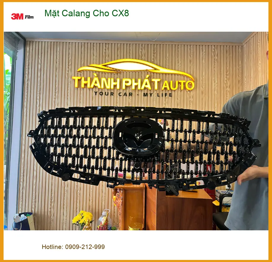 Chị Thảo độ Mặt Calang CX8 tại Thủ Đức để xe trông khỏe khoắn hơn ảnh thực tế 3
