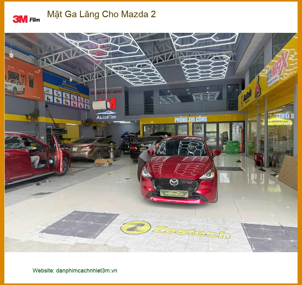 Anh Khải độ Mặt Ga Lăng cho Mazda 2 tại Quận 9 để làm mới diện mạo xe ảnh thực tế 2