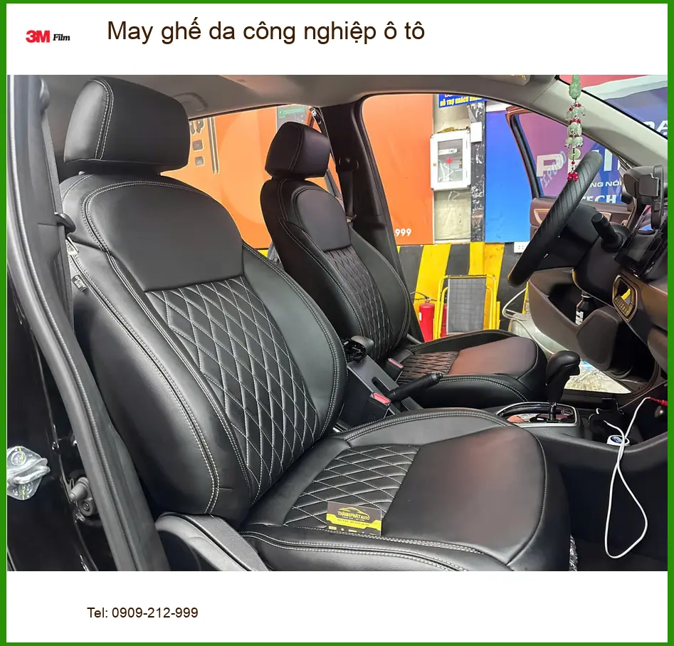 Anh Minh bọc ghế da công nghiệp Hyundai Elantra tại Gò Vấp để nội thất sang trọng hơn ảnh thực tế 2