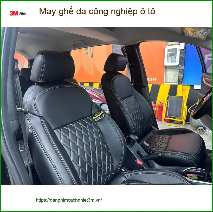 Anh Minh bọc ghế da công nghiệp Hyundai Elantra tại Gò Vấp để nội thất sang trọng hơn ảnh thực tế 3