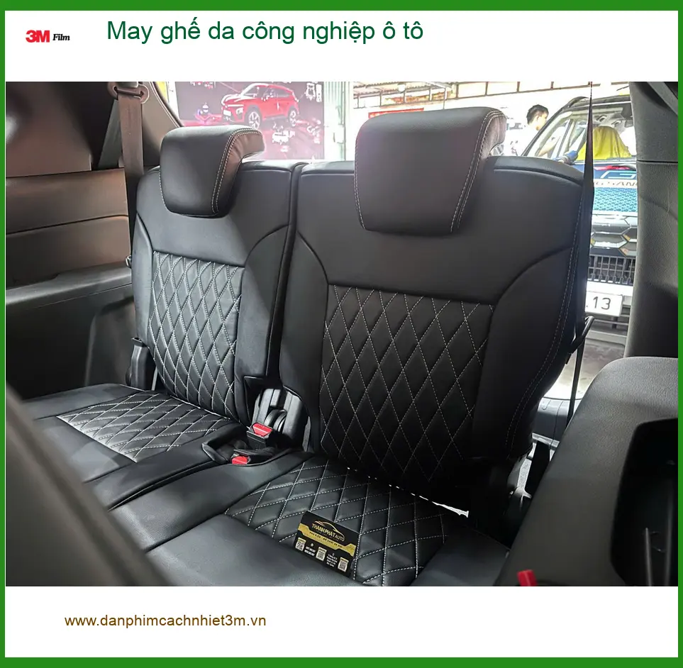 Anh Minh bọc ghế da công nghiệp Hyundai Elantra tại Gò Vấp để nội thất sang trọng hơn ảnh thực tế 4