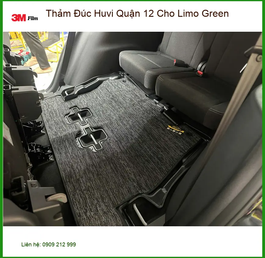 Chị Lan Anh thay thảm đúc Huvi Quận 12 cho Limo Green vì thảm cũ khó vệ sinh ảnh thực tế 2