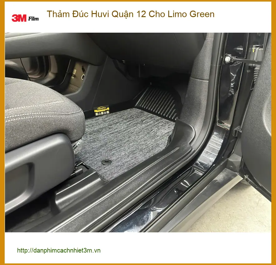 Chị Lan Anh thay thảm đúc Huvi Quận 12 cho Limo Green vì thảm cũ khó vệ sinh ảnh thực tế 3