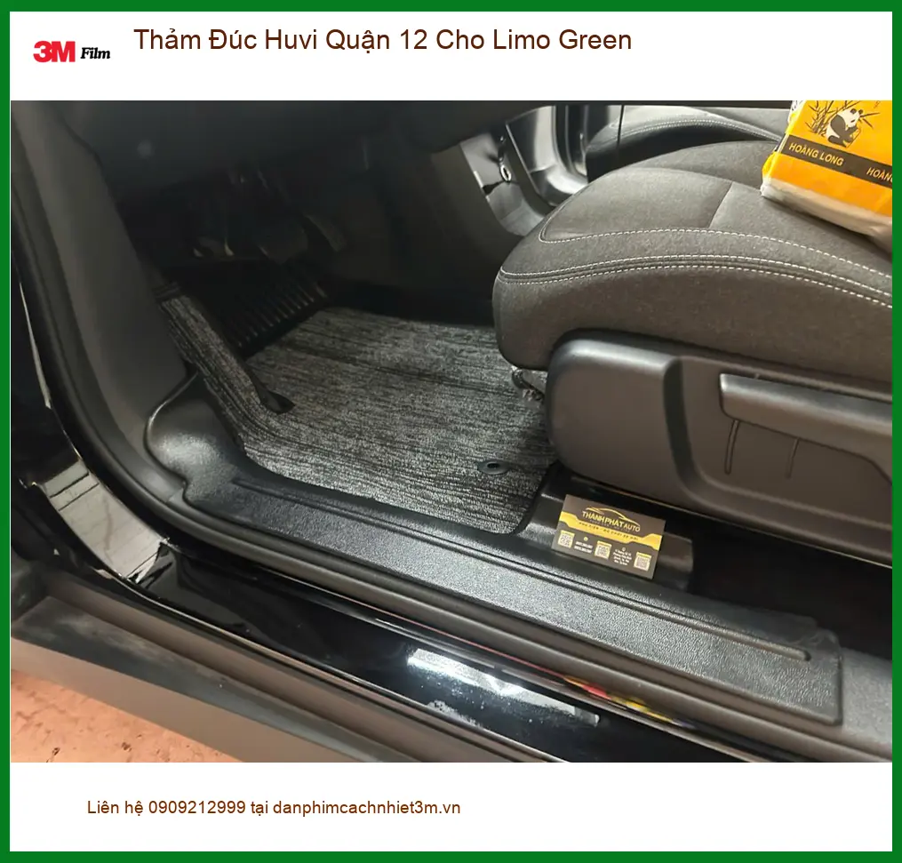 Chị Lan Anh thay thảm đúc Huvi Quận 12 cho Limo Green vì thảm cũ khó vệ sinh ảnh thực tế 4